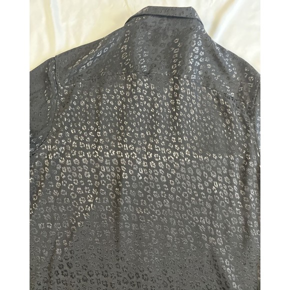 INC.  Men's Black Button Silky Shirt SIZE XXL NEW - Picture 16 of 16